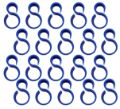 MS Sack Schlauchklemme sim. blau (20)
