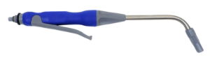 Klassische Zitzensprühpistole blau mit 16 mm rostfrei und ve