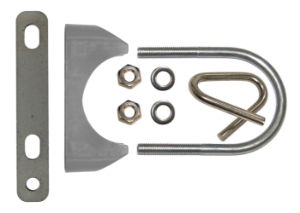 MS Sack Abnahmezylinderhalterung  1¼ inch grau