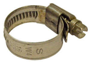 Hose Clip Worm Drive Jubilee 16 x 27mm S/S
