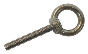 MS Schraube Auge M6 x 60mm x 10mm rostfrei