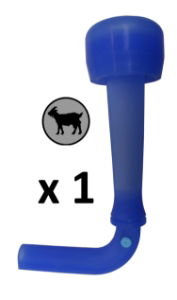 Zitzengummi Ziege  FR/Top 100LMT + Ablass (blau)  Fullwood (1)