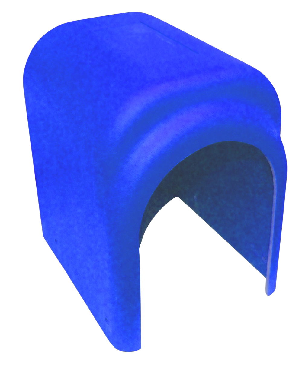 MS Dekselmilchpumpe Fiberglas blau