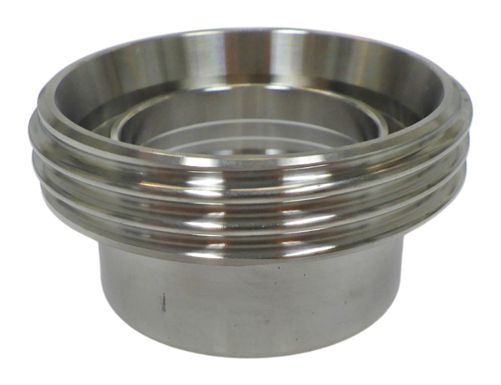 MS Kupplungsring 40mm mit Gewinde rostfrei