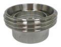 MS Kupplungsring 40mm mit Gewinde rostfrei