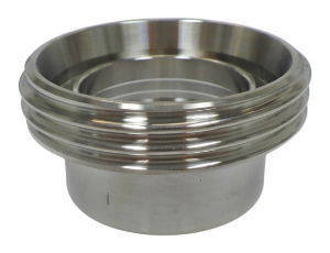 MS Kupplungsring 40mm mit Gewinde rostfrei