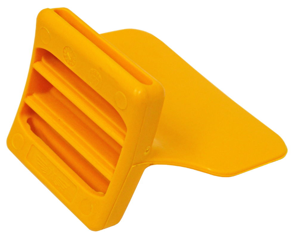 Tag blank number neck collar yellow plastic