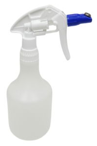 Sprühflasche mit kurzer Edelstahldüse Blau 600ml Fullwood